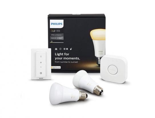 Philips Hue White Ambiance Smart Bulb Starter Kit