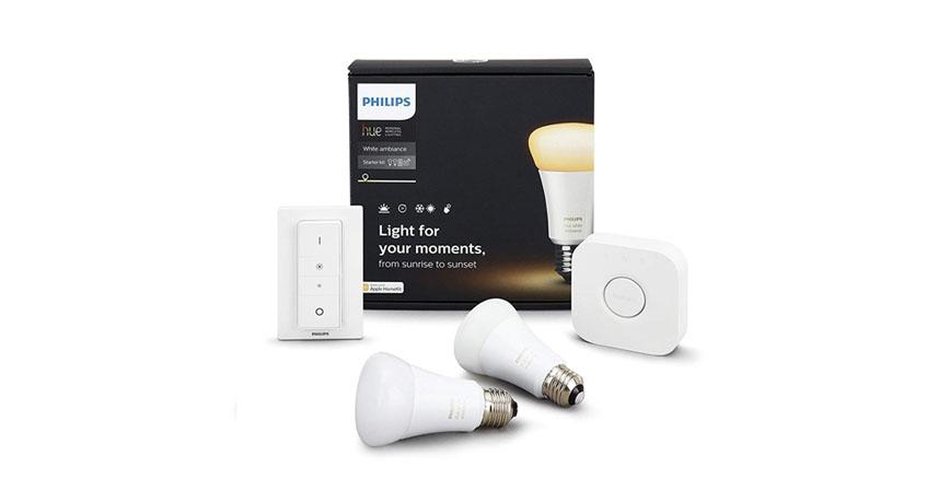 Philips Hue White Ambiance Smart Bulb Starter Kit